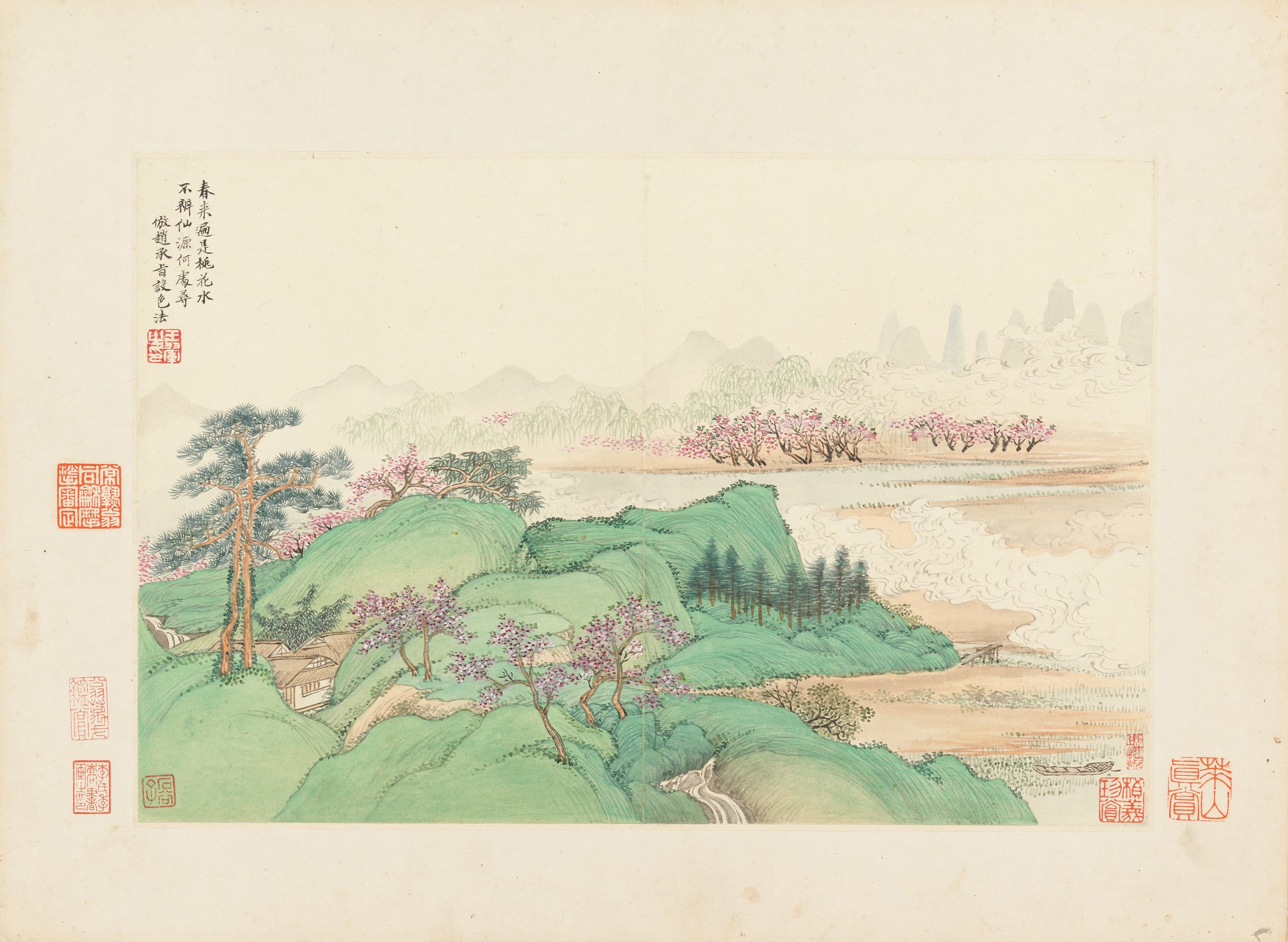 Landscapes 7, 仿古山水圖