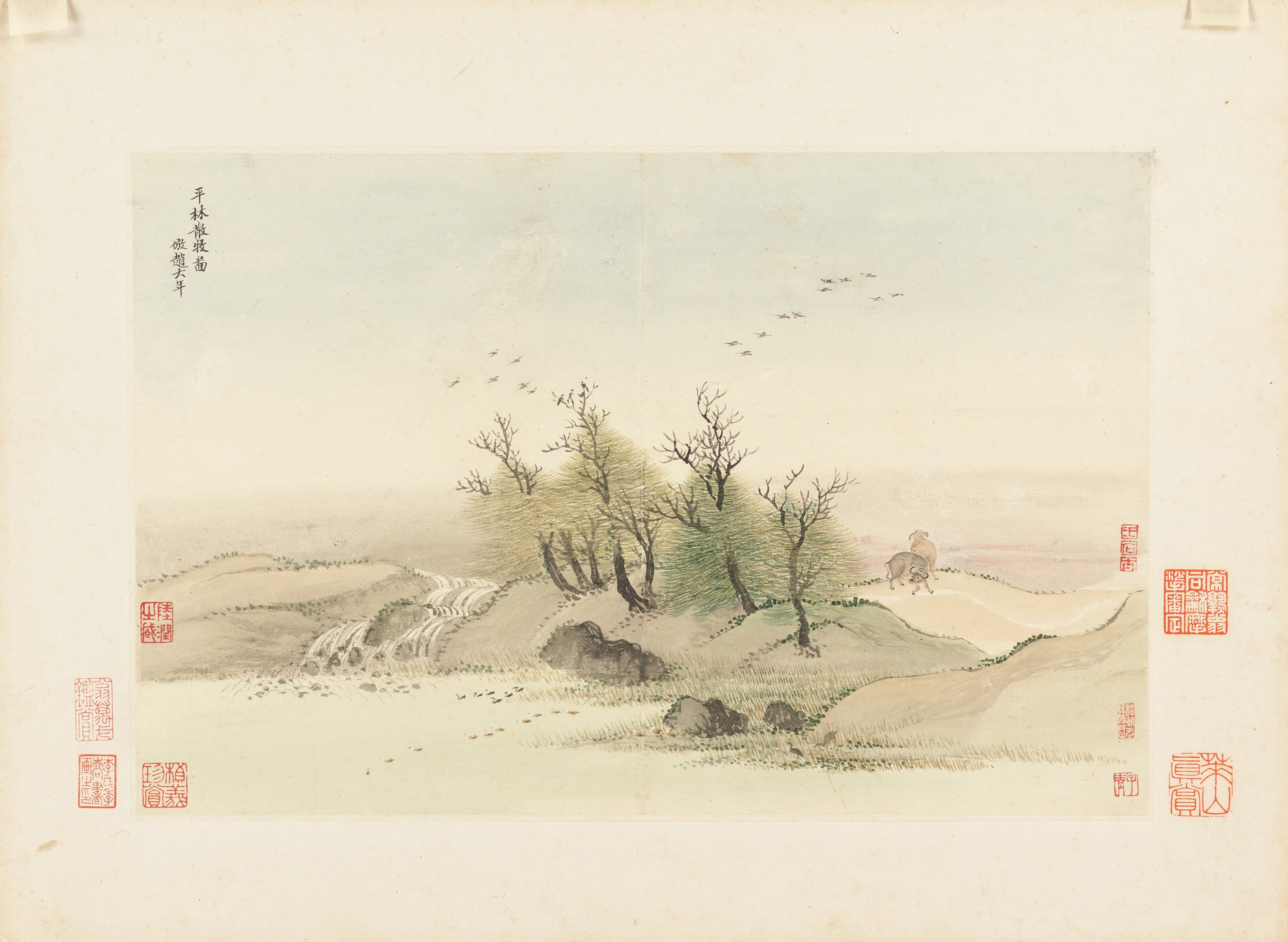 Landscapes 8, 仿古山水圖