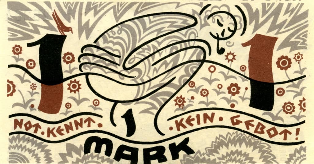 1 Mark Notgeld: Not Kennt