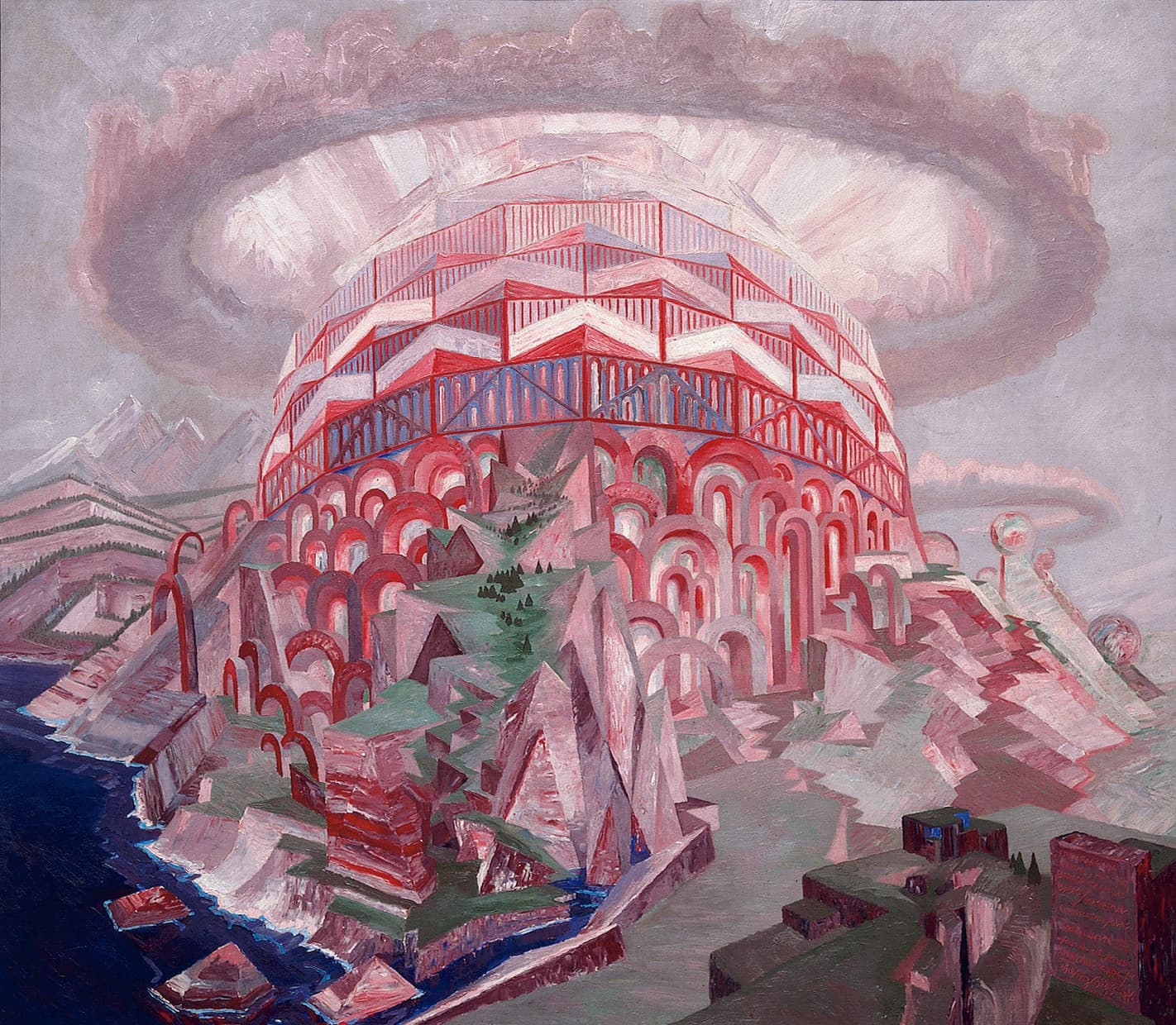 Cantilever Cupola with Five Hilltops