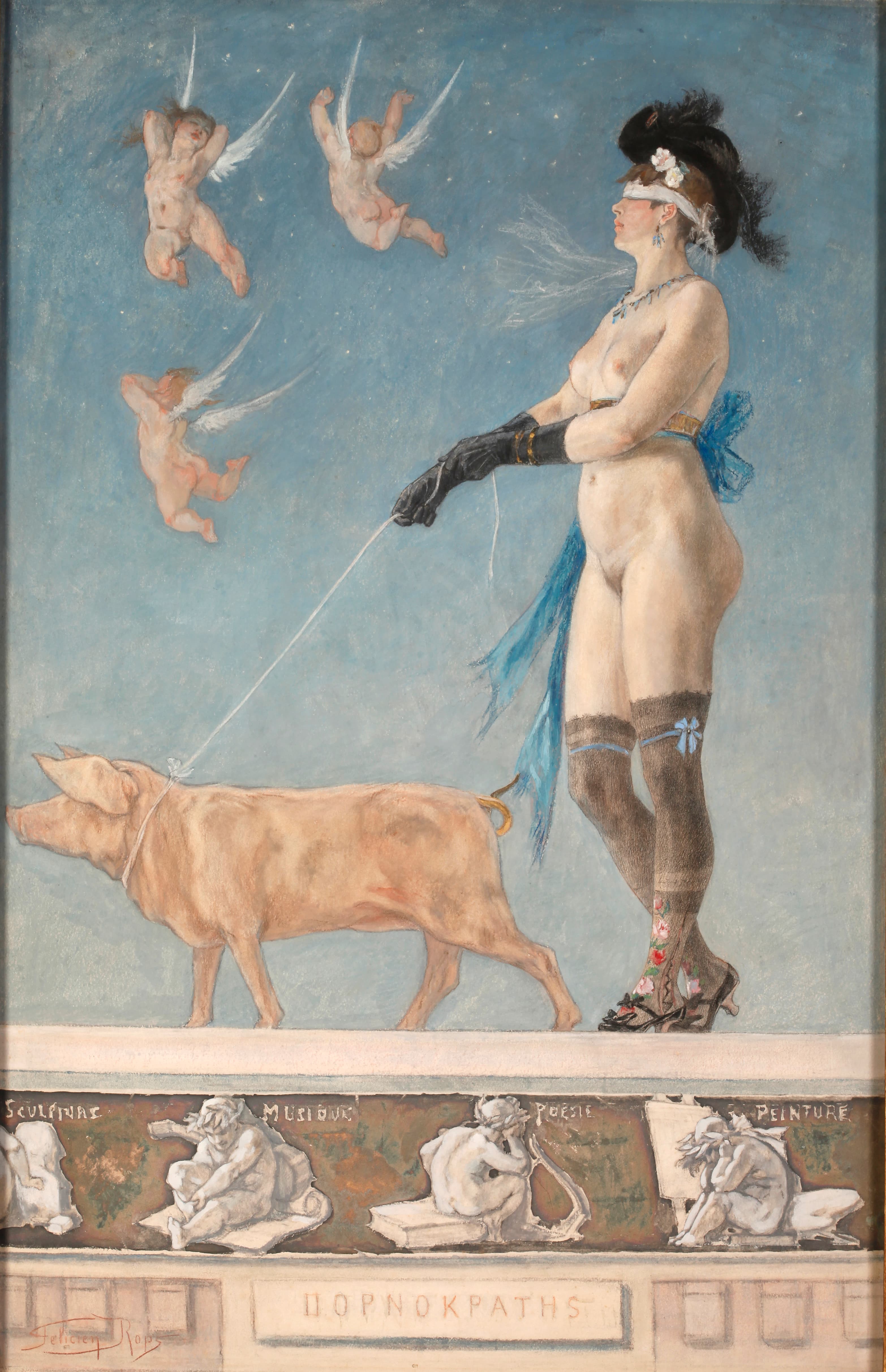 Pornocrates, The Lady with the Pig